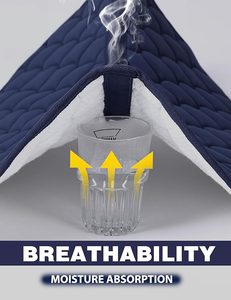 Sous-selle de dressage en coton personnalisé avec doublure en polycoton, accessoires de protection équestre pour chevaux, sous-selle antichoc - Product Image 2