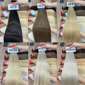 Extensiones de cabello a granel liso Natural de alta calidad, extensiones de cabello crudo Real vietnamita, sin enredos, sin desprendimiento, listas para enviar - Product Image 4