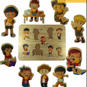 Juguete de madera para entrenamiento cerebral para niños, tablero de actividades de clasificación de formas Montessori, del exportador al mejor precio. - Product Image 1