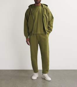 Chándal de algodón 100% de alta calidad para hombre, ropa deportiva transpirable con capucha, patrón sólido personalizado cómodo para entrenamiento de gimnasia de invierno - Product Image 1