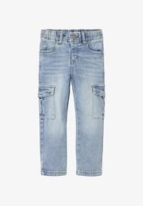 Pantalon cargo long en denim pour garçons, 100% coton, style streetwear, respirant, multi-poches, décontracté, logo personnalisé - Product Image 5