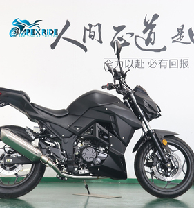 Apex Ride <span class=keywords><strong>Python</strong></span> 200cc Straßen-Sportmotorrad Luftgekühlter Motor Doppelscheibenbremsen Schlauchlose Reifen 17 Zoll Alufelgen 120km/h - Product Image 2