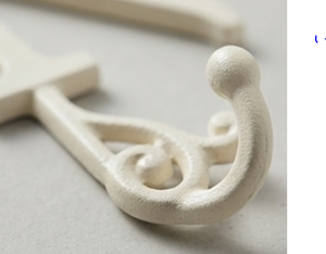 Premium White Letter N Wall <b>Hook</b> Metal Classic Design Single <b>Hook</b> for Clothing Storage Stylish Home Decoration - Product Image 3