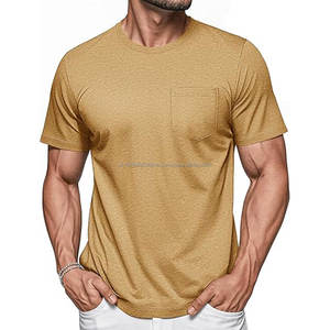 T-shirt en coton avec logo personnalisé, manches courtes, col rond, multipack, t-shirts ajustés doux, tailles S à 4XL, t-shirts classiques frais - Product Image 3