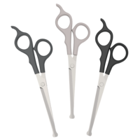 Ciseaux de Précision pour Cheveux en Acier Inoxydable, Outil de Beauté pour Droitiers, Lames Droites et Courbes Biseautées, Finition Noire en Plastique, 28 Dents