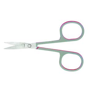 Ciseaux à ongles en acier inoxydable avec lames droites et tranchantes, poignée ronde, durables, pour adultes, utilisation en manucure - Product Image 2