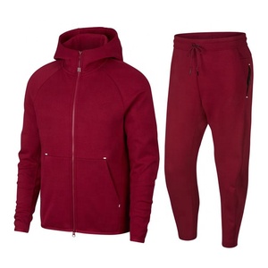 Ensemble de survêtement unisexe bleu marine, veste à fermeture éclair et col montant, pantalon à rayures blanches, vêtements de sport respirants en polyester - Product Image 3