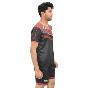 เสื้อฟุตบอลพิมพ์ลายซับลิเมชันชุดเสื้อฟุตบอลระบายอากาศชุดเครื่องแบบทีมโรงเรียนชุดกีฬาฟุตบอล - Product Image 4