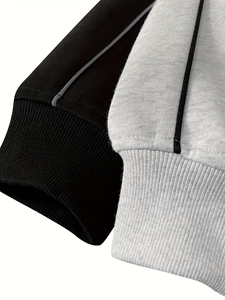 Conjunto de Sudadera Estilo Japonés, Talla Grande, Primavera/Otoño 2026, Conjunto Deportivo Casual de Dos Piezas para Hombre, 100% Algodón - Product Image 6