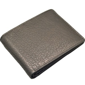 Men's Genuine Leather Slim Fold <b>Wallet</b> Short Minimalist Design Daily Use Fashion Landscape Pattern <b>RFID</b> Blocking - Product Image 1