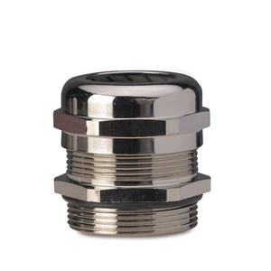 Presse-étoupe industriel en laiton finition argentée pour câbles non blindés – Entrée sécurisée, protection contre la tension et étanchéité environnementale - Product Image 4