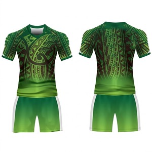 Conjunto de Uniforme de Rugby Transpirable, Ecológico, Antibacterial, de Poliéster, Moderno, Unisex, para Adultos, a Precio Económico y en Oferta - Product Image 1