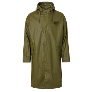Vêtement de rue pour usage extérieur, imperméable respirant pour homme, style manteau, en polyester/nylon écologique, à capuche, manches longues, confortable - Product Image 1