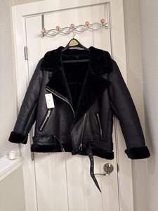 Chaqueta de Motociclista Personalizada de Cuero de Oveja Genuino para Mujer, Forro Grueso de Seda, Secado Rápido, Abrigo de Invierno - Product Image 4
