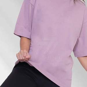 T-shirts décontractés oversize pour femmes Active Motion Stretch, écologiques, 100% coton, respirants, haute élasticité pour un usage quotidien - Product Image 5