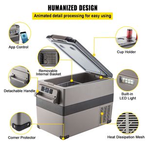 Nevera Portátil para Auto de 48 Cuartos (45L) y 12 Voltios con Enfriamiento Rápido y Control por Aplicación (4~68 Fahrenheit), Modelo ACE AC - Product Image 5