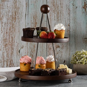 Base Redonda de Lujo para Tartas, Elegante Soporte para Exhibición de Postres con Acabado Liso, Base Duradera y Resistente, Ideal para Tartas, Cupcakes y Pasteles - Product Image 1