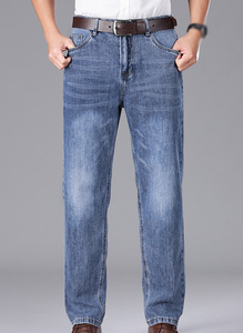 Nouvelle Arrivée - Jean Slim Droit Décontracté Unisexe Coupe Classique Taille Moyenne Noir - Vente en Gros pour Hommes et Femmes - Product Image 2
