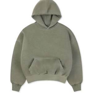 Sweat-shirts personnalisés pour hommes, effet délavé, impression en relief, vêtements streetwear pour marques de vêtements américaines, approvisionnement direct en gros d'usine - Product Image 1
