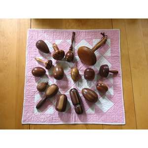 Accessoires en bois de finition rustique de luxe, artisanat en bambou et en bois - Product Image 4