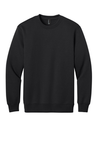 Sweat-shirt à col rond pour homme, couleur unie, coupe classique, tissu tricoté, pull décontracté, noir, manches longues, 100% coton, anti-rétrécissement - Product Image 2
