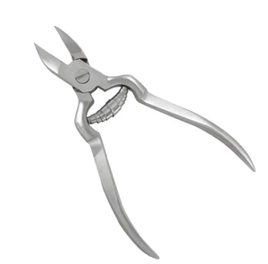 Juego de manicura profesional de acero inoxidable con corte curvo y apertura de mandíbula ancha para cortaúñas, empujador de cutículas y cortaúñas para uñas encarnadas. - Product Image 5