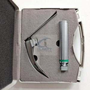 Laryngoscope à fibre optique flexible en acier inoxydable, manuel, pour intubation ORL, anesthésie, examen de la gorge, chirurgical, hospitalier - Product Image 6