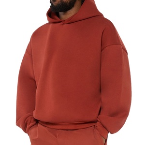 Sudadera con Capucha Extra Grande Personalizada para Hombre, Sudadera con Capucha Gruesa de Algodón 100%, Transpirable, con Hombros Caídos - Product Image 1