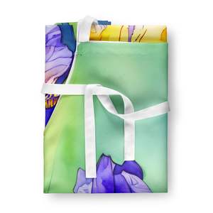 Tennessee Iris Multicolor Unisex grande adulto acuarela delantal para cocinar manualidades para hornear jardinería cocina servir para hombres mujeres - Product Image 3