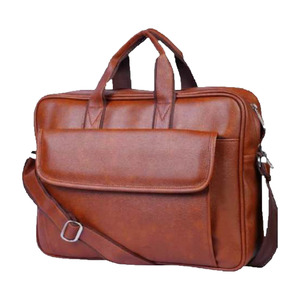 Sac bandoulière multifonctionnel Liviya en cuir véritable gaufré de luxe pour homme, idéal pour le bureau et les voyages - Product Image 2