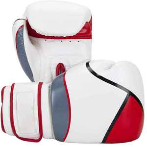 Guantes de boxeo profesionales de cuero para sparring y entrenamiento, con acolchado duradero de múltiples capas para hombres y mujeres - Product Image 1