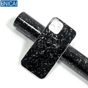 NICAI手机包裹皮肤11*16 "板材锻造碳纤维乙烯基包裹银CR651相机笔记本电脑皮肤聚氯乙烯手机贴纸