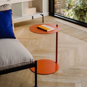 โต๊ะข้างโซฟาโลหะทรงกลมหลากสีสันทันสมัยสำหรับห้องนั่งเล่น ห้องนอน บ้าน และเฟอร์นิเจอร์โรงแรม - Product Image 3