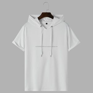 Top Blouse Street Wear <b>Men's</b> T-<b>Shirts</b> Blank OEM 100% Cotton Wholesale Summer Short Sleeve High Street Printed Breathable Quick - Product Image 6