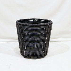 New Design Minimalist Hand Carved <b>Plastic</b> Wicker Round <b>Planter</b> Durable Waterproof Eco-Friendly Garden Plant - Product Image 4