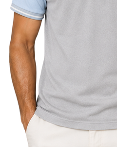 Camiseta Polo para Hombre, Color Gris Cielo, Personalizada por el Fabricante, Ropa Deportiva Informal, Transpirable, Camisa de Golf, Ropa Deportiva de Verano, Moda Premium - Product Image 6