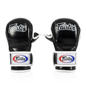 ถุงมือชกมวย Fairtex หนังแท้ ปิดด้วยแถบตีนตุ๊กแก สำหรับทุกเพศ แบบครึ่งนิ้ว สำหรับฝึกซ้อม MMA คุณภาพพรีเมียม - Product Image 5