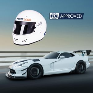 Casco de Carreras Integral Nuevo HE-02 de TBRACING, Fabricado por OEM ODM, para Pilotos Profesionales, FIA 8859 2024 Snell SA2025, Material Compuesto - Product Image 3