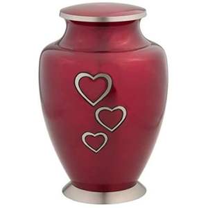 Handcrafted Brass Cremation Urn for Human Ashes - <b>Large</b> Metal Funeral Jar - Decorative Memorial Urn for Burial & Home Display - Product Image 5