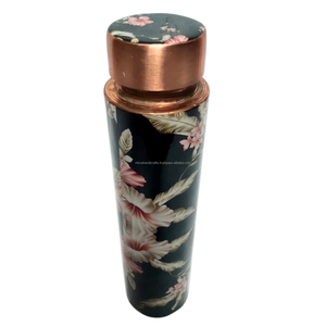 HANDMADE JOINT FREE LEAK PROOV COPPER MATT POLISH <b>WATER</b> <b>BOTTLE</b> for HEALTH BENEFITS - Product Image 5