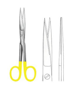 กรรไกรตัดเย็บมาตรฐานพร้อมแผ่น TC แบบแมนนวล คลาสพรีเมียม สแตนเลสสตีล - Product Image 1