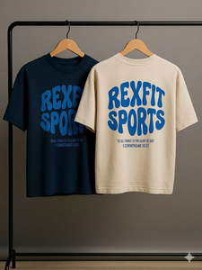 เสื้อยืดครอปคอตตอน 100% หนัก 240 GSM พิมพ์ลายโลโก้ตามสั่ง สีพื้น เสื้อยืดสตรีทแวร์ UNISEX - Product Image 3