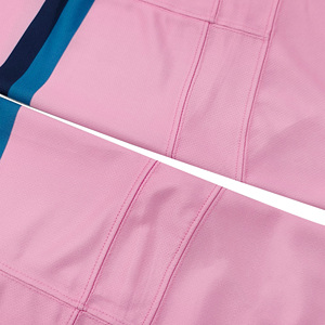 Pink Striped Knee High <b>Leg</b> <b>Warmers</b> for Yoga Adults Breathable Spandex Polyester Knitted Sport Wear - Product Image 4