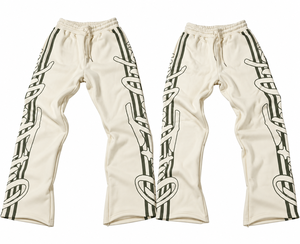 Pantalones Deportivos Personalizados para Hombre, Estilo Holgado, Joggers Urbanos de Algodón y Felpa con Estampado Gráfico, Fabricante OEM - Product Image 1