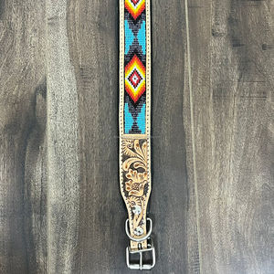 แฟชั่นระดับไฮเอนด์ปลอกคอสุนัขหนังวัวเป็นเครื่องมือหนังแท้ที่ได้รับความนิยมดีไซน์ลูกปัดหนังแท้ทนทานสูงอุปกรณ์เสริมสำหรับสัตว์เลี้ยง - Product Image 4