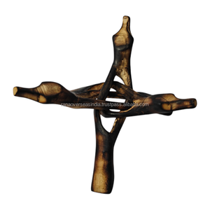 ฐานวางไม้คุณภาพพรีเมียมรูปงูเห่าสำหรับคริสตัลบำบัด พร้อมฐานไม้แกะสลักลายเชื่อมต่อกันสำหรับเปลือกหอยเป๋าฮื้อ - Product Image 5