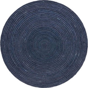 Eye Level Round Jute Area Rug Solid Color Bohemian Style Flat Pile Non Slip Living Room Decor Spot Clean - Product Image 1