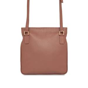 Bolso Bandolera de Cuero Genuino Marrón al por Mayor para Mujer, Elegante con Borlas y Cremallera, Bolso de Hombro Compacto y Elegante para Uso Diario - Product Image 4