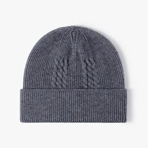 Fashion Knit Beanies For <b>Men</b> And Women Cozy <b>Wool</b> Caps Stylish Warm <b>Hats</b> Comfortable Headwear Perfect Casual Wear For Cold - Product Image 2