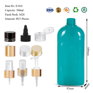 Botella Plana de Plástico PET Vacía de 4oz, 10oz, 16oz, 25oz, 33oz con Pulverizador, Serigrafía, para Cuidado de la Piel, Champú, Acondicionador, Envase Personalizado - Product Image 3